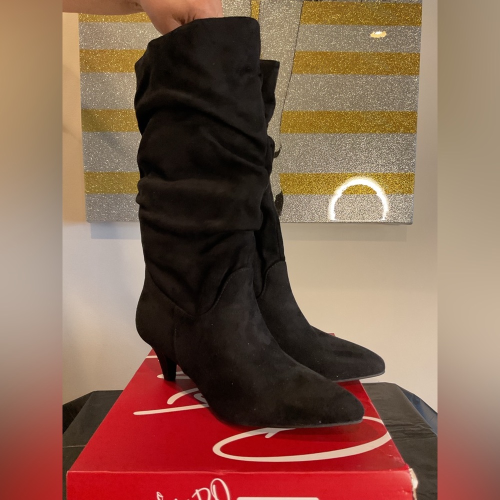 Impo Kitten Heel Suede Boots